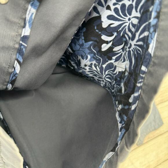 Vintage PATAGONIA Broken Twill Jacket Women's Size Medium Slate Blue/Gray - Picture 7 of 13